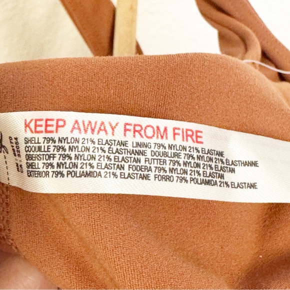 Free People Movement Never Better Runsie Onesie Romper in Color Sequoia NWOT XS - Picture 7 of 7